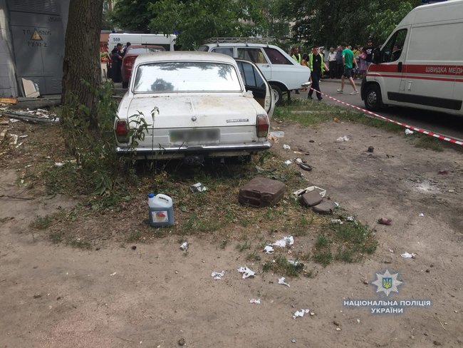 Four children injured as powerful blast rocks Kyiv’s Sviatoshynskyi district, - National Police 02