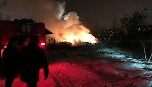 На месте падения вертолета в Кременчуге нашли 