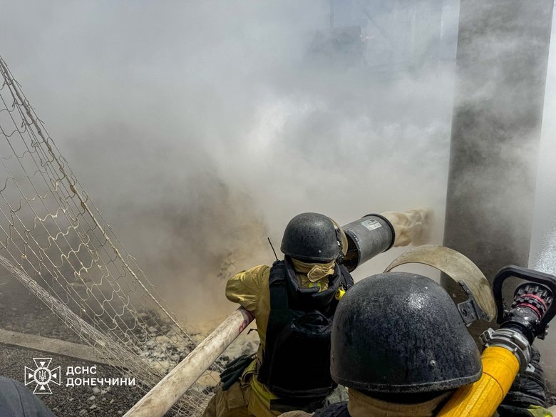 A Russian FPV drone attacked an energy facility in the Kramatorsk district
