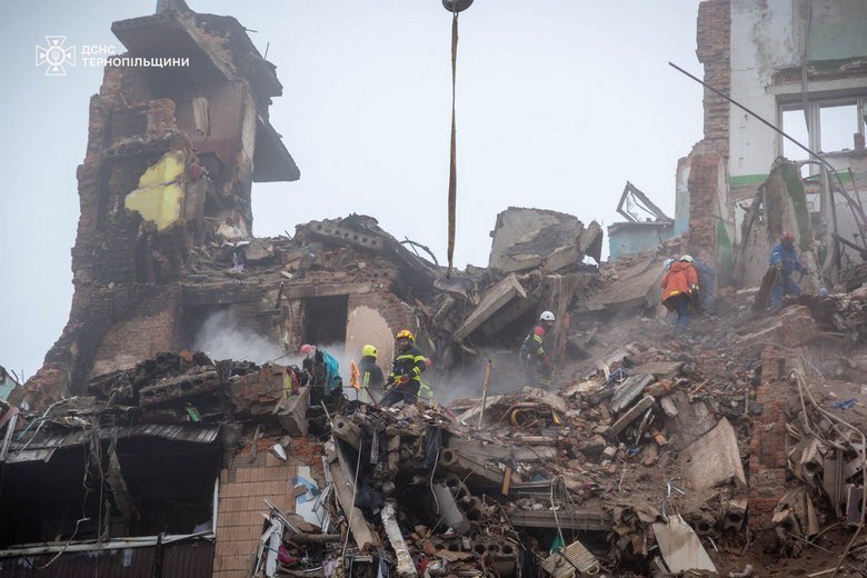 Удар РФ по Тернополю