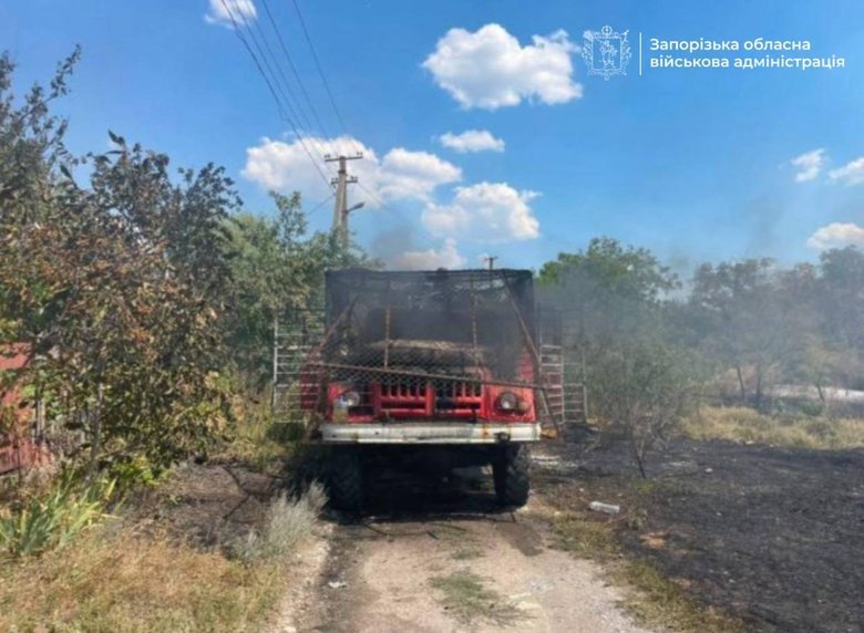Удар РФ по рятувальниках на Запоріжжі