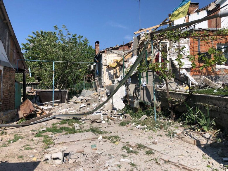 Russians shelled Nikopol with heavy artillery 05