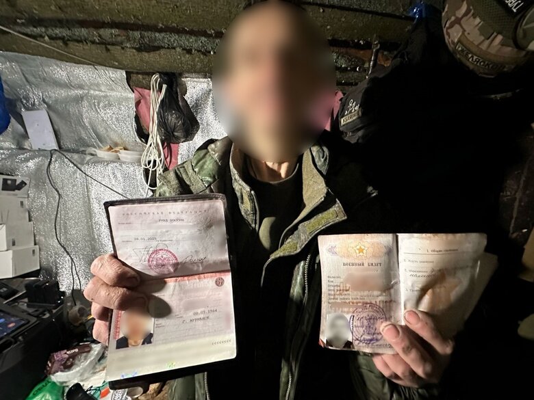 Пленный 61-летний военный РФ в Сумской области