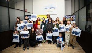 У Києві в межах міжнародного благодійного проєкту відбулась передача техніки дітям загиблих Захисників України. ФОТО