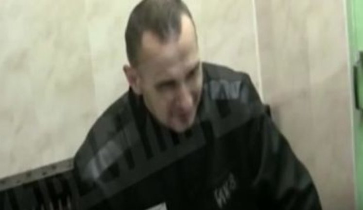 "It is not a spa resort, but I’ve got no scurvy, don’t worry," - first footage with Sentsov shown in two years. VIDEO