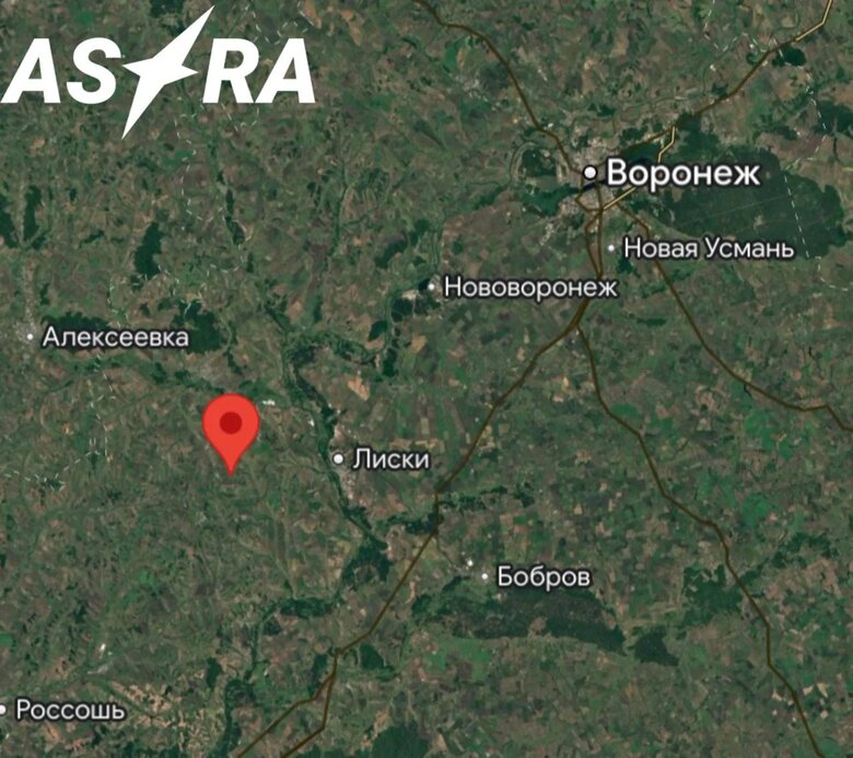 місце падіння гвинтокрила рф