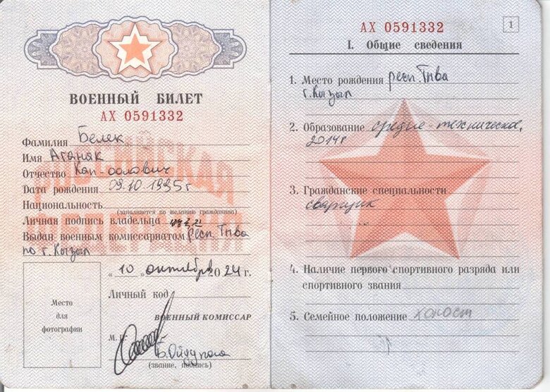 підробні документи солдатів кндр