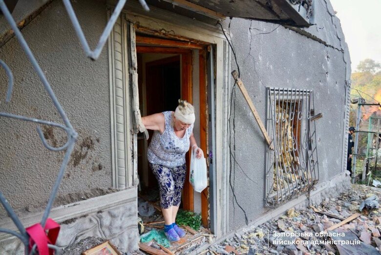 наслідки атаки на Запоріжжя