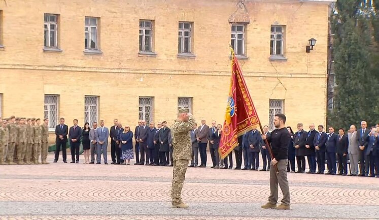 130-й окремий батальйон Тероборони отримав власний бойовий прапор. ФОТОрепортаж