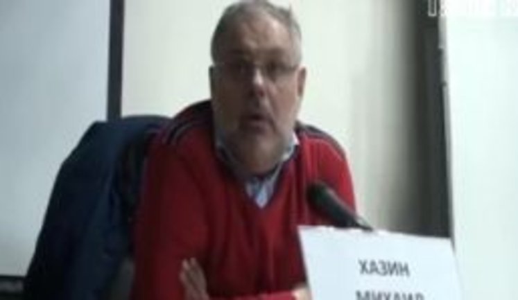 "Україну розділити. Кілька мільйонів тих, кого не можна виправити, потрібно ліквідувати або вигнати. Українську мову заборонити", - російський економіст і публіцист Хазін. ВIДЕО
