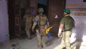 Soldiers of 68th Brigade liberate Blahodatne in Donetsk region and captured occupiers. VIDEO
