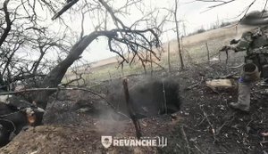 Міжнародний легіон "Revanche" провів зачистку позицій ворога біля Степногірська. ВIДЕО