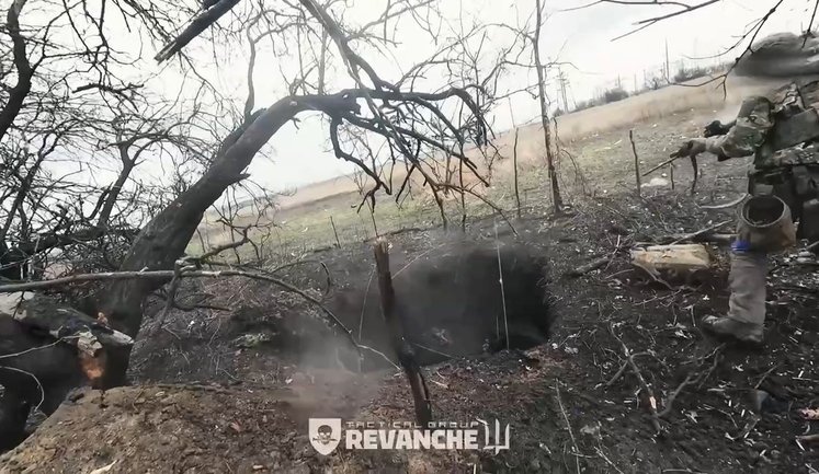 Міжнародний легіон "Revanche" провів зачистку позицій ворога біля Степногірська. ВIДЕО