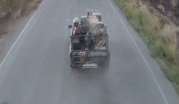 безпілотник атакує росіян