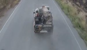 Серия ударов FPV-дронами бойцов подразделения "Ронины" по транспорту РФ на Запорожском направлении. ВИДЕО
