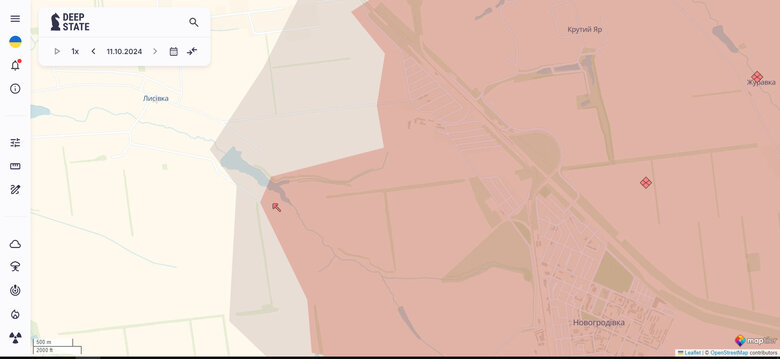 Новогродівка карта