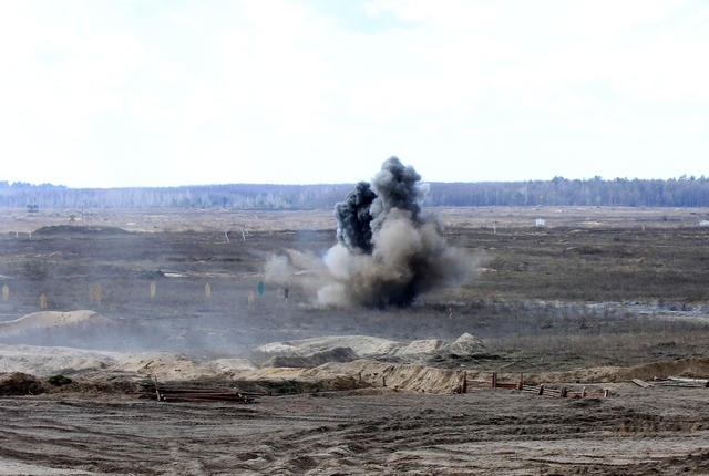 SPG live fire drills took place in Chernihiv region 06