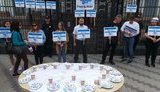"Де Ервін?": Під посольством РФ у Києві нагадали про викрадання людей в окупованому Криму. ВІДЕО+ФОТОрепортаж