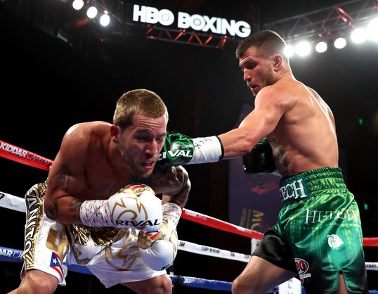 Ukrainian boxers Lomachenko, Usyk, and Hvozdyk won their fights in Maryland 03