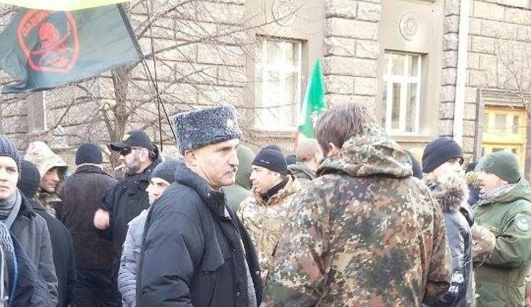 ATO fighters rally outside Presidential Administration, demand Ilovaisk case taken to court. PHOTOS