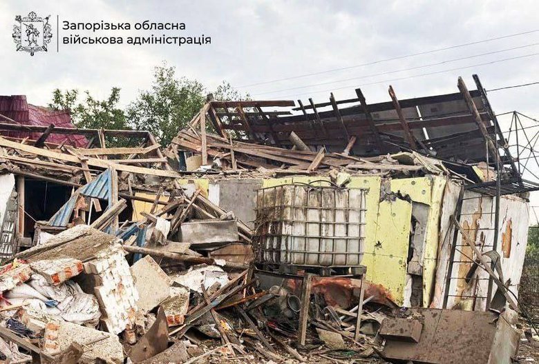 Shelling in Zaporizhzhia