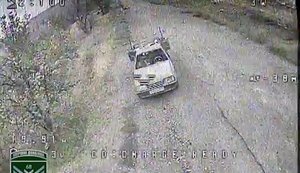 Ударні БпЛА "Шершнів Довбуша" знищили чотири авто та особовий склад окупантів на Покровському напрямку. ВIДЕО