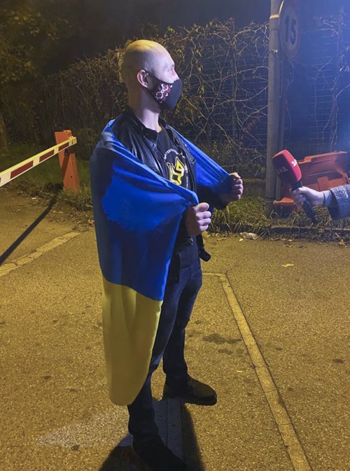 Нацгвардієць Марків на свободі, - Денісова 02