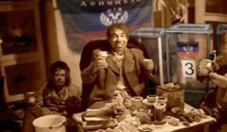 Итить твою мать, проголосуй с нами! Референдум на Донбассе в ФОТОжабах.
