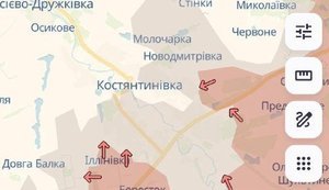 Ворог просунувся поблизу Костянтинівки на Донеччині та у Залізничному на Запоріжжі, - DeepState. МАПА