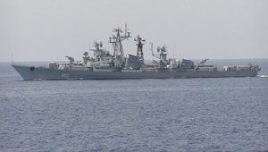 Russian military ship enters closed combat area at Sea Breeze 2019 drills