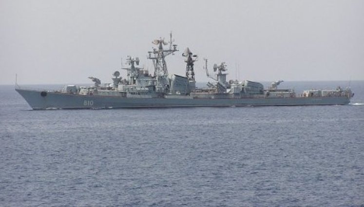 Russian military ship enters closed combat area at Sea Breeze 2019 drills
