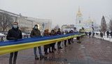 "Скажи Україні ТАК" - акція до Дня Соборності відбулась у Києві. ВІДЕО+ФОТОрепортаж