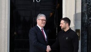 Zelenskyy meets with Starmer in London