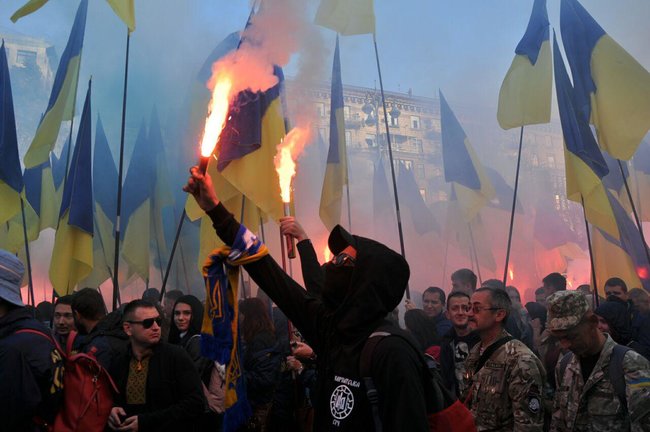 Марш сопротивления капитуляции проходит в Киеве 15