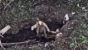 Russian forces used drone to kill two of their own men whilst they were attempting to surrender to AFU. VIDEO