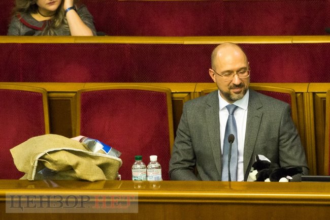 Депутат від Голосу Клименко подарувала кота в мішку претенденту на главу Кабміну Шмигалю 02