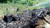 Рятувальники четверту добу продовжують гасити пожежу на міському звалищі в Лубнах, - ДСНС. ФОТОрепортаж