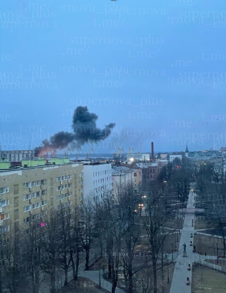 атака на порт Усть Луга