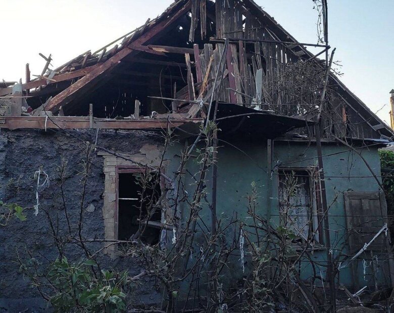 Наслідки обстрілів Нікополя