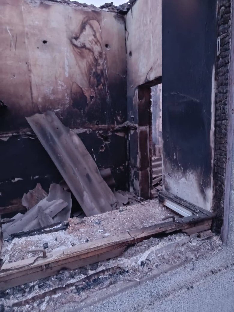 Берислав после обстрела