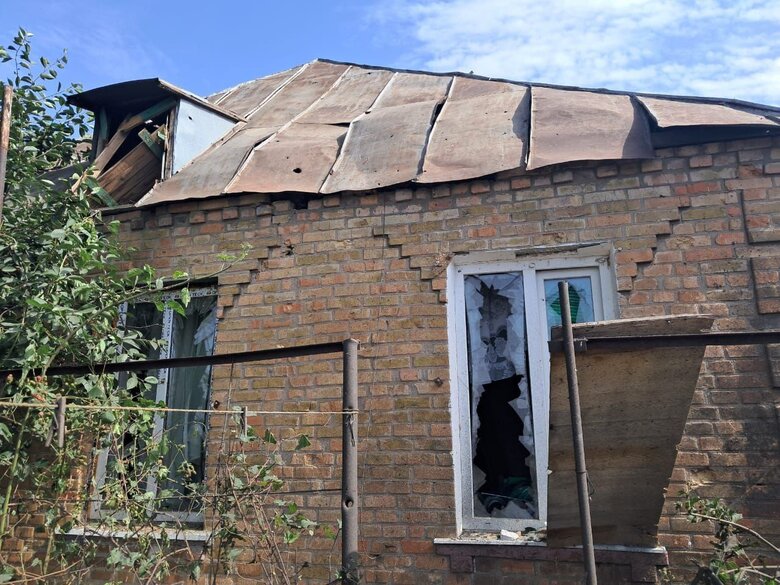 Наслідки обстрілу Нікополя