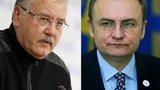 "Чесних більше" і "Наступний буде кращий", - новорічні привітання кандидатів у президенти Гриценка і Садового. ВIДЕО