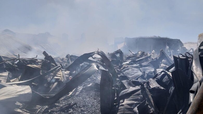 Знищений гімнастичний зал в Одесі