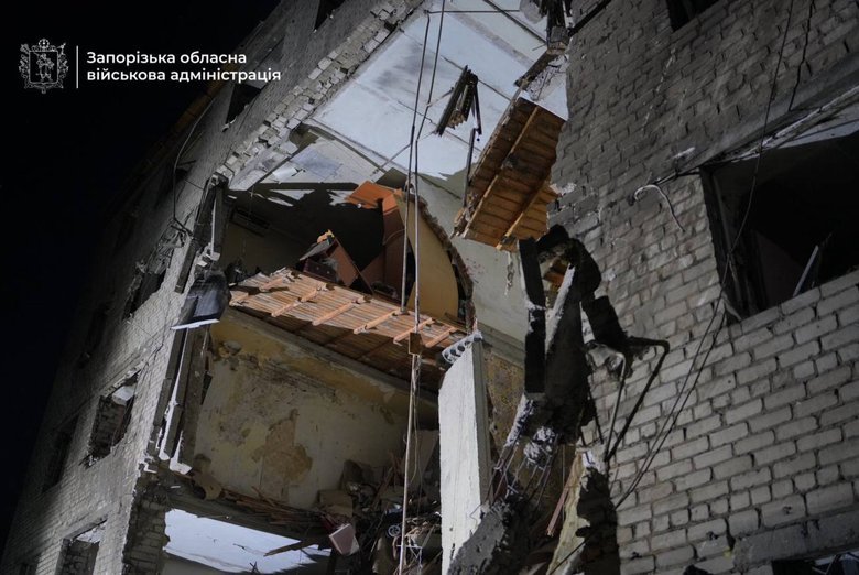 Ночью 30 октября Россия нанесла комбинированный удар по Запорожью.