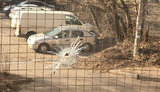 Unknown people attacked Holosiivskyi district court in Kyiv. PHOTO