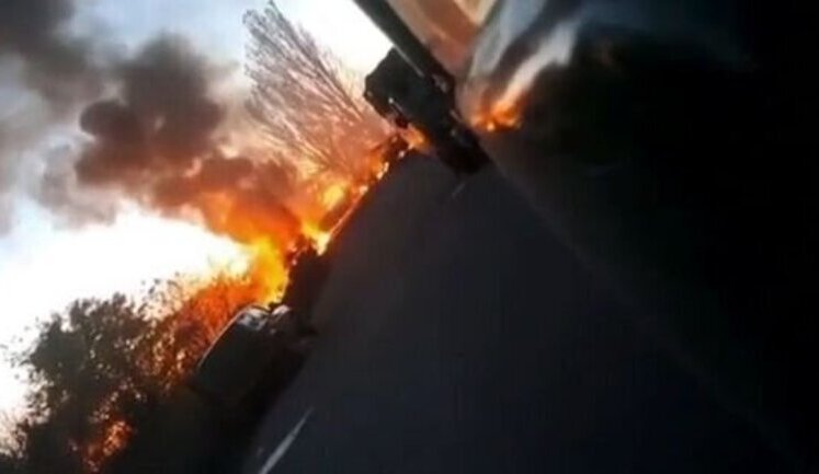 Artillery destroyed Chuvash occupiers’ Atal battalion during relocation - social media. VIDEO
