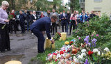 Finnish Prime Minister Orpo visits site of Russian strike on Kyiv