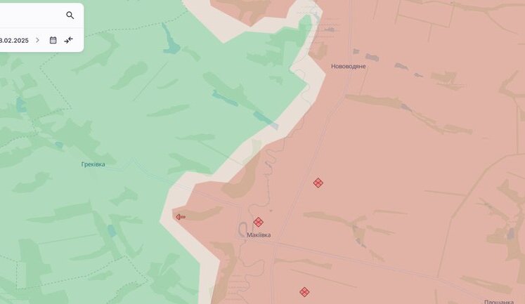 Enemy advances in Bilohorivka, near Makiivka and Novoocheretuvate - DeepState. MAP