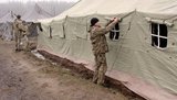 Польовий табір для навчання бійців ЗСУ облаштували на Чернігівщині. ФОТОрепортаж