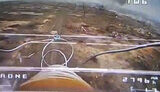 Golf cart with occupiers avoided Ukrainian drone strike because it hit anti-tank mine. VIDEO